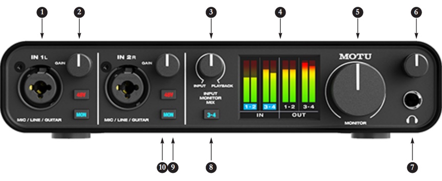 【教程】motu m2/m4声卡快速入门指南