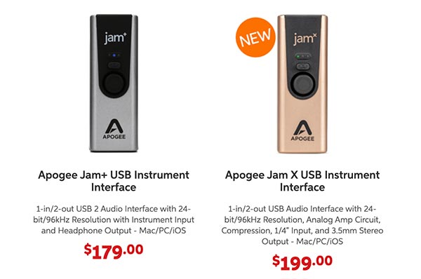 Apogee JAM 升级第四代，价格大涨| 叉烧网